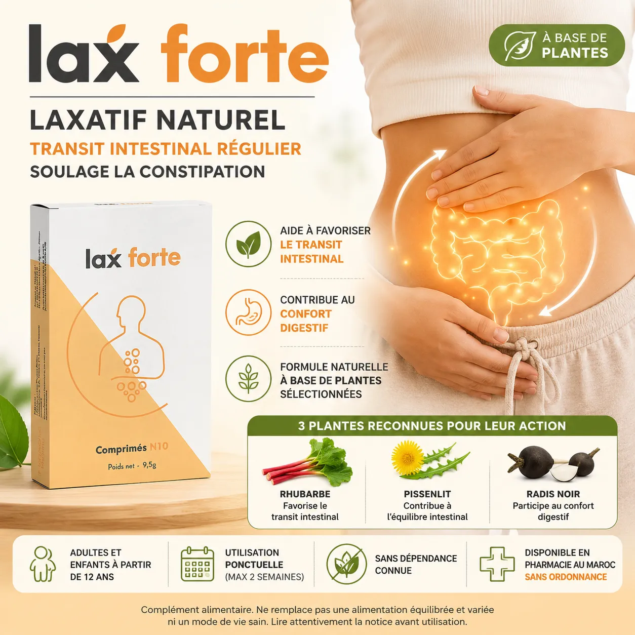 LAXFORTE Comprimés - laxatif naturel LAXFORTE Comprimés - laxatif naturel – Image 3