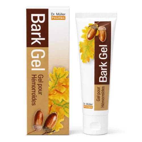 Bark Gel Dr. Müller Pharma gel pour hémorroïdes avec boîte et tube